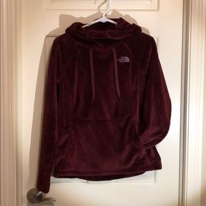 North Face funnel neck pullover hoodie